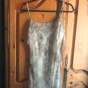 Vintage Flowy summer chiffon dress M